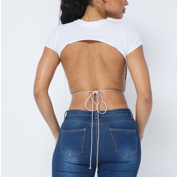 Purple crop top - Picture 2 of 2